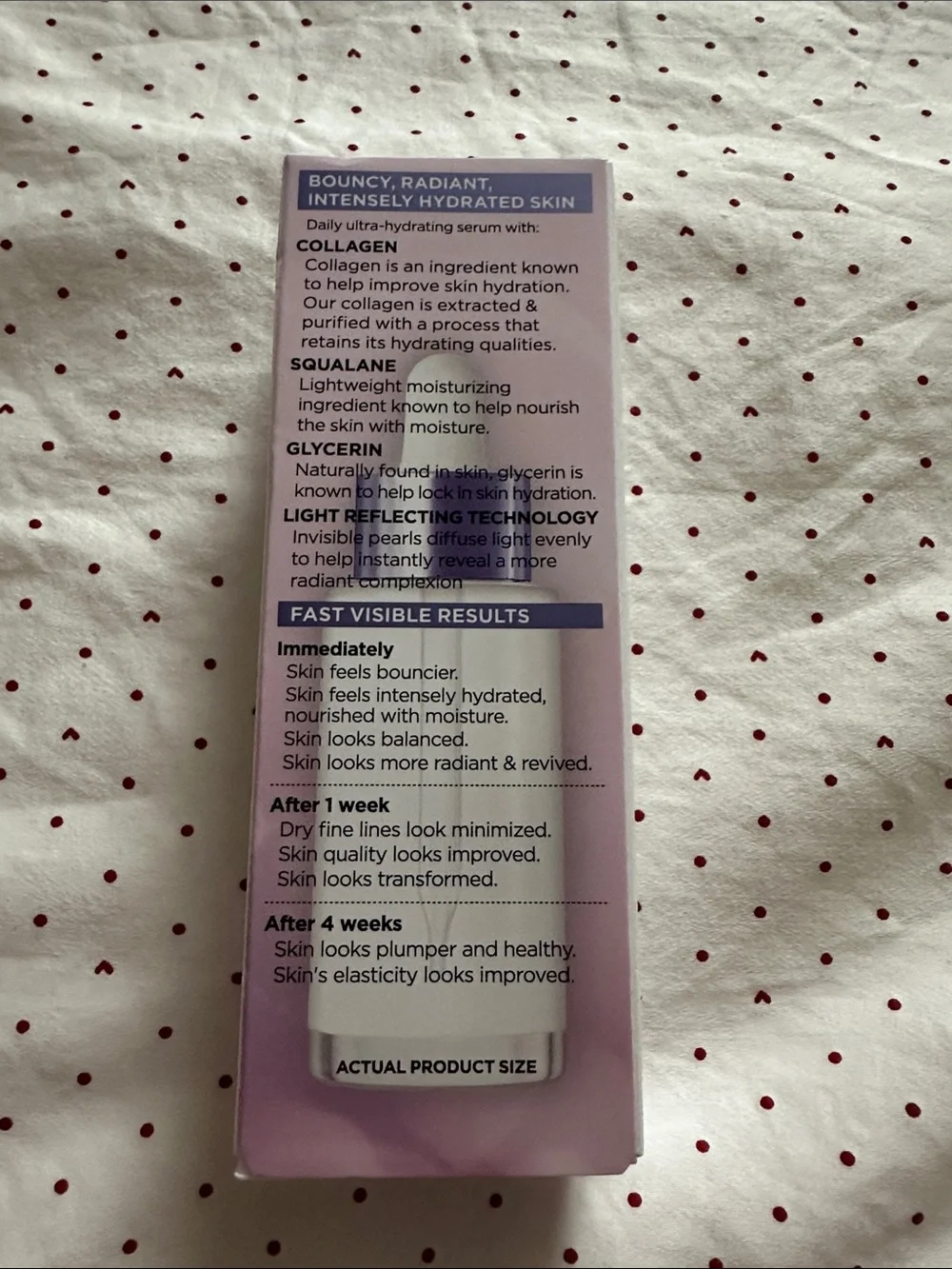 Collagen Moisture Filler Moisture Bounce Serum 1fl oz - Purple